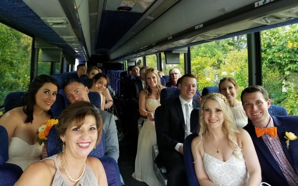 Bridal Party Coach Bus Transportation - Long Island Coach Bus